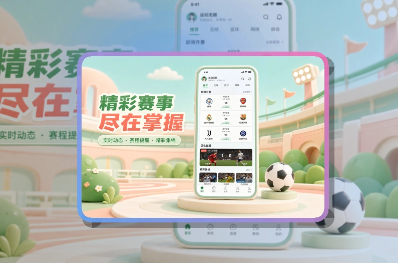 B体育 App看赛能力补充，数据辅助更突出 页面展示
